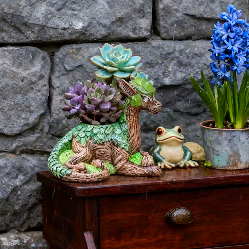 Creative Dragon Tree Flower Po - Aloe Vera Pot 评论和价格