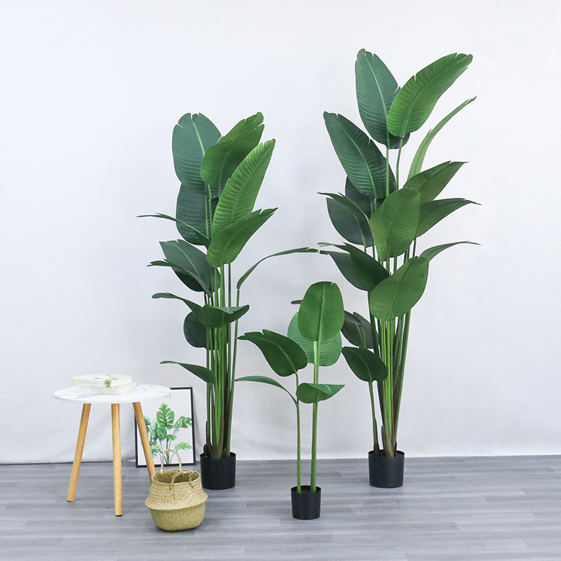 Artificial Plastic Potted ​Pla - Bird Paradise Strelitzia 评论和价格