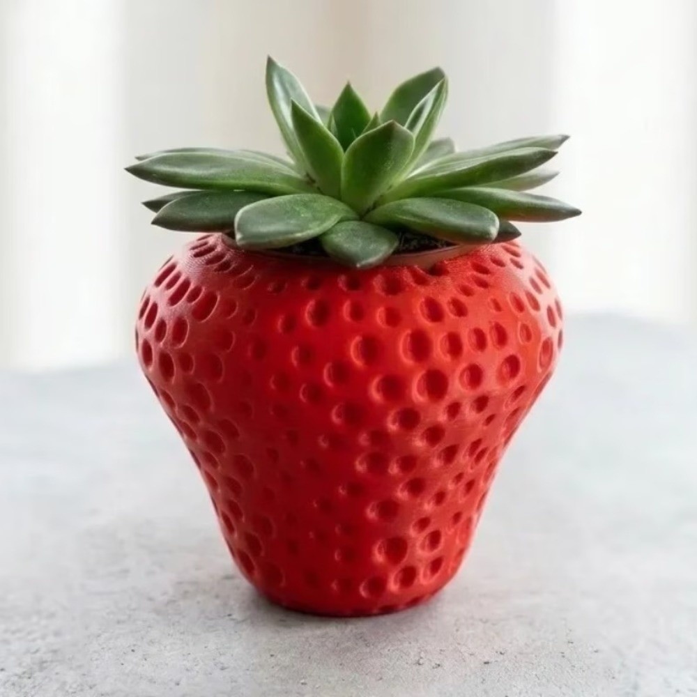 Plastic Fruit Flower Pot 3D Pr - Echeveria Succulent 评论和价格