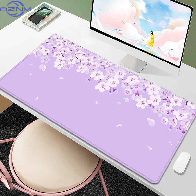 Purple Blossom Deskmat Cute Pa - Tradescantia Purple 评论和价格