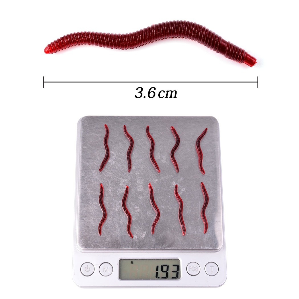50Pcs Fishing Lures Lifelike F - Aglaonema Red 评论和价格