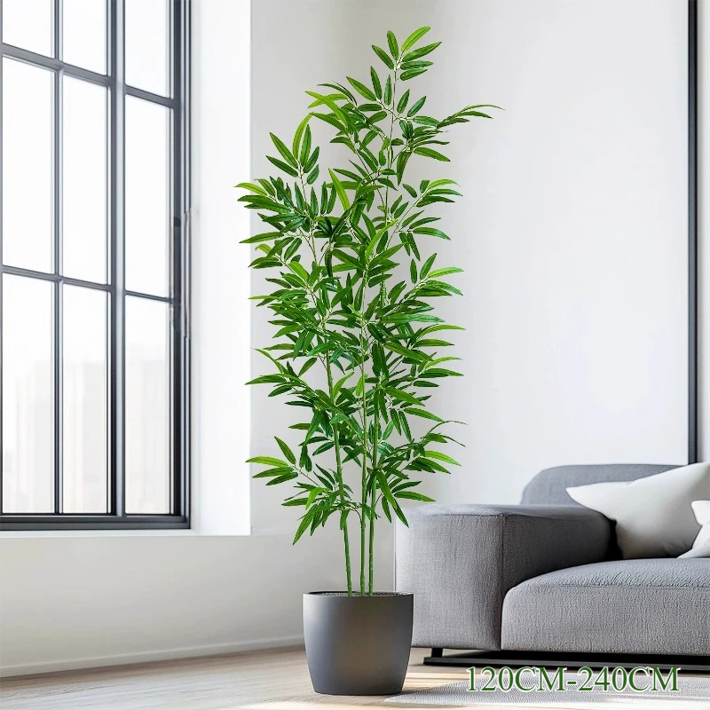 Artificial Green Bamboo Fadele - Ficus Lyrata Tree 评论和价格