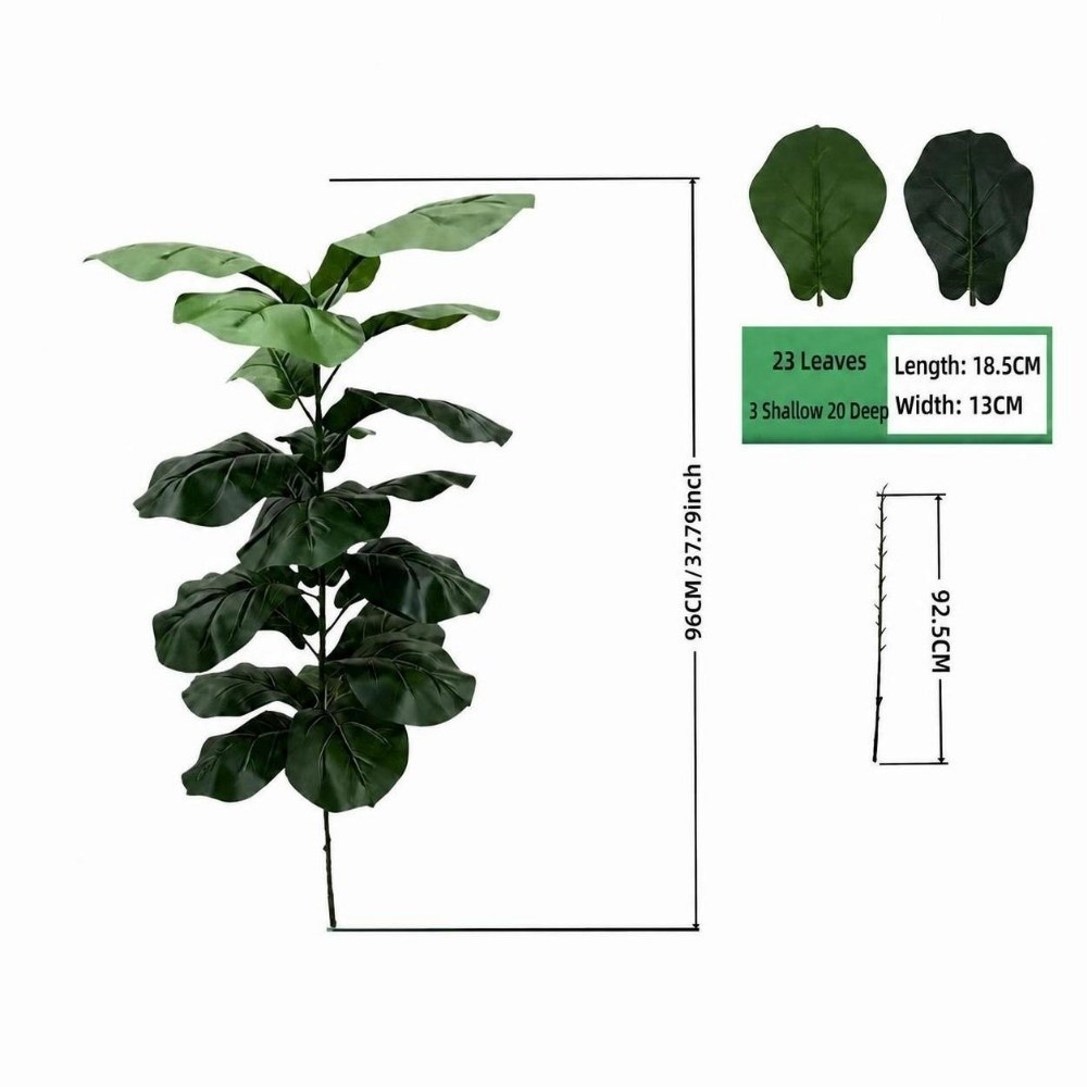 9/15/23 Leaves Artificial Ficu - Ficus Lyrata Tree 评论和价格